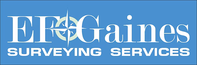 E.F. Gaines Surveying Logo